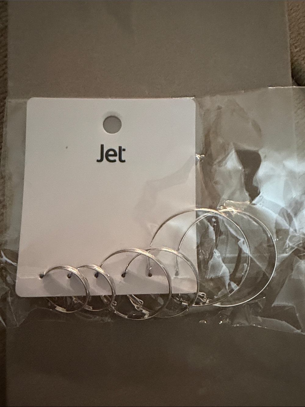 Silver tone Hoop Earring Set - Multi-Size Silver tone Hoops